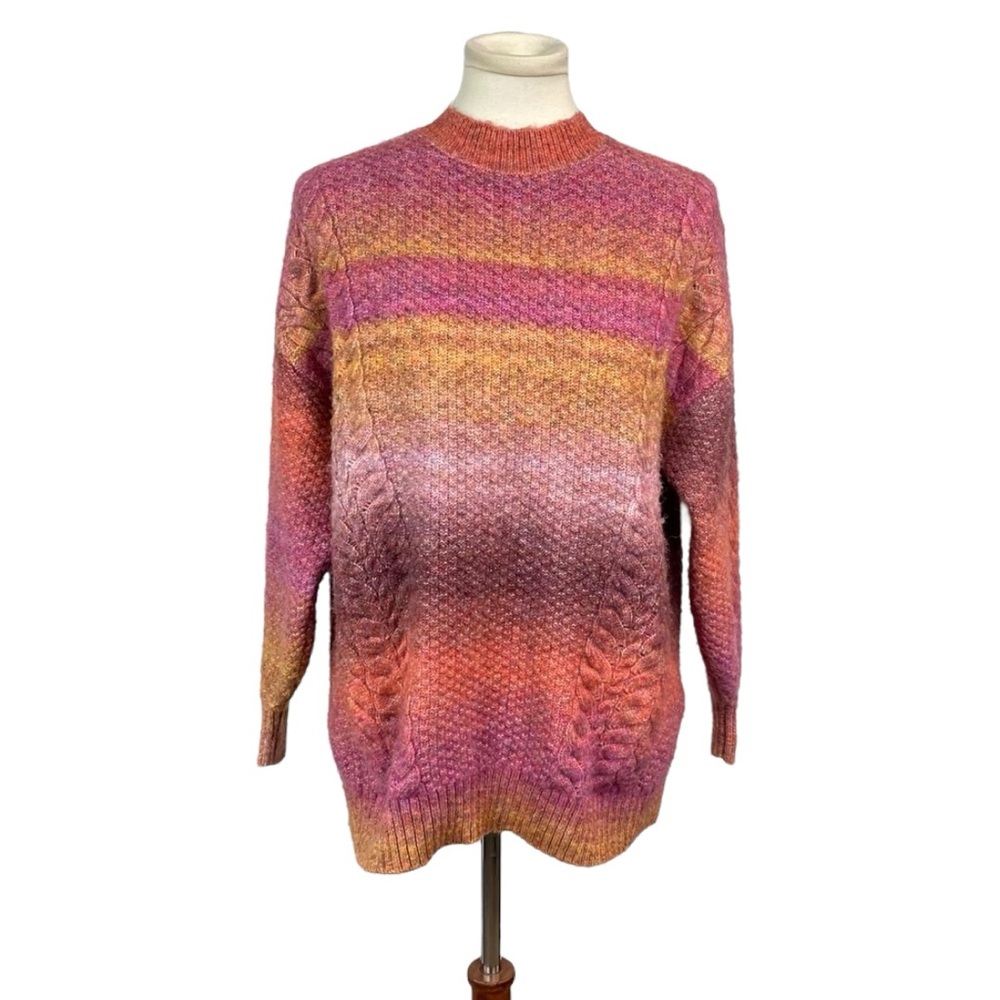 Woman’s Lauren Conrad Oversize multicolor sweater size S
